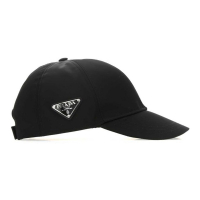 Prada Casquette 'Logo Plaque' pour Femmes