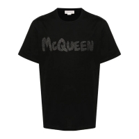 Alexander McQueen Men's 'Logo-Print' T-Shirt