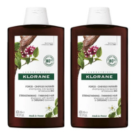 Klorane 'La Quinine & Edelweiss Bio' Shampoo - 400 ml, 2 Pieces