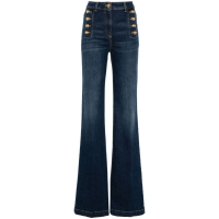 Elisabetta Franchi Jeans 'Decorative-Button' pour Femmes