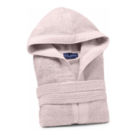 Caleffi Soft Pink Blush Hooded Bathrobe