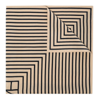 Toteme Foulard en soie 'Geometric Monogram Print' pour Femmes