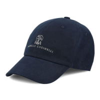 Brunello Cucinelli Men's 'Logo' Baseball Cap