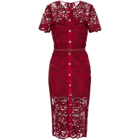 Self Portrait Women's 'Guipure-Lace' Midi Dress