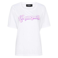 Dsquared2 T-shirt 'Logo-Print' pour Femmes