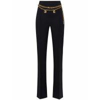 Elisabetta Franchi Pantalon Palazzo 'Belted' pour Femmes