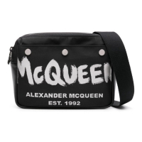 Alexander McQueen Sac Besace 'Logo-Print' pour Hommes