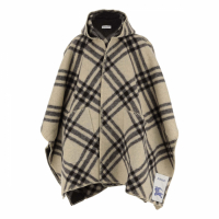 Burberry Cape 'With Check Pattern' pour Femmes