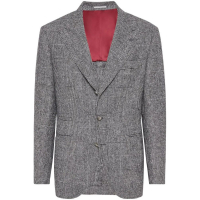 Brunello Cucinelli Blazer 'Checked' pour Hommes