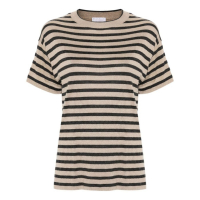 Brunello Cucinelli T-shirt 'Striped' pour Femmes