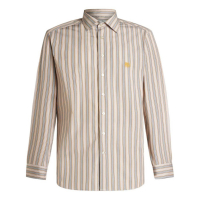 Etro Chemise 'Pegaso-Embroidered Striped' pour Hommes