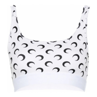 Marine Serre Crop Top 'Crescent Moon-Print' pour Femmes