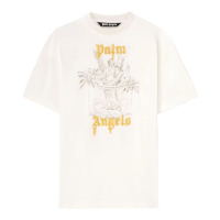 Palm Angels T-shirt 'Logo-Print' pour Hommes