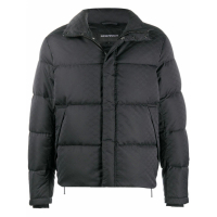 Emporio Armani Men's 'Monogram' Puffer Coat