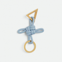 Bottega Veneta Women's 'Triangle Square Double Knot Keyring' Keychain