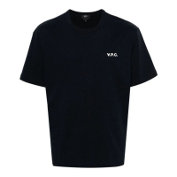 A.P.C. Men's 'Flocked-Logo' T-Shirt