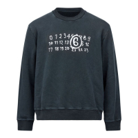 MM6 Maison Margiela Men's 'Numbers-Print' Sweatshirt