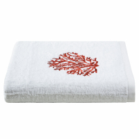 Biancoperla Serviette De Douche Aka, Corail