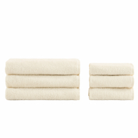 Biancoperla Versilia 6-Piece Face + Guest Set, Ivory