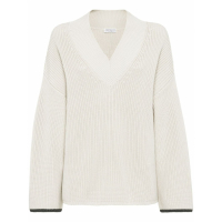 Brunello Cucinelli Pull 'Ribbed-Knit' pour Femmes