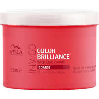 Wella Professionals Masque capillaire 'Invigo Colour Brilliance' - Cheveux grossiers, 500 ml