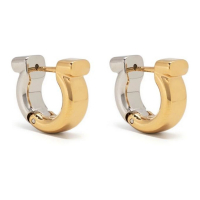 Salvatore Ferragamo Boucles d'oreilles 'Gancini Hoop' pour Femmes