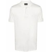 Emporio Armani Polo 'Rubberised-Logo' pour Hommes