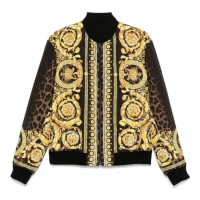 Versace Blouson bomber 'Barocco-Print' pour Hommes