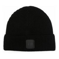 C.P. Company Men's 'Appliqué-Logo Knitted' Beanie