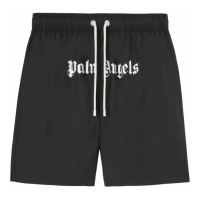 Palm Angels Men's 'Logo-Print' Swimming Trunks