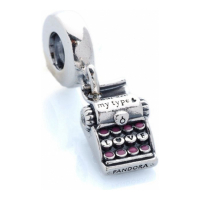 Pandora Charm 'Typewriter Dangle' pour Femmes