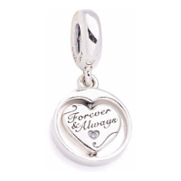 Pandora Charm 'Spinning Forever & Always Soulmate Dangle' pour Femmes