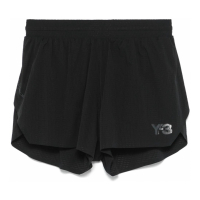 Y-3 Women's 'Logo-Print' Running Shorts