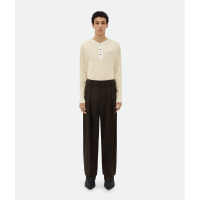 Bottega Veneta Pantalon 'Criss-Cross Pleated' pour Hommes