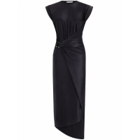 Rabanne Women's 'Gathered-Detail Draped' Midi Dress