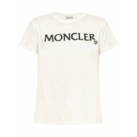 Moncler 'Logo-Embroidered' T-Shirt für Damen