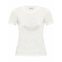 Moncler T-shirt 'Logo-Print' pour Femmes