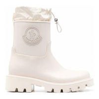 Moncler Women's 'Logo-Patch Drawstring' Ankle Boots