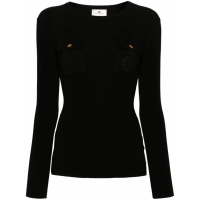 Elisabetta Franchi Pull 'Logo-Embroidered' pour Femmes