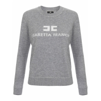 Elisabetta Franchi 'Intarsia-Knit Logo' Pullover für Damen