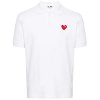 Comme Des Garçons Play Polo 'Heart-Patch Piqué' pour Hommes