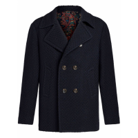 Etro Men's 'Double-Breasted' Peacoat