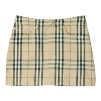 Burberry Mini Jupe 'Check-Pattern' pour Femmes