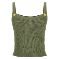 Balmain Women's 'Openwork Knit' Sleeveless Top