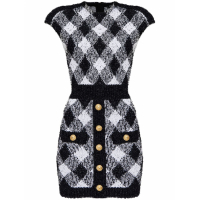 Balmain Women's 'Button-Embellished' Mini Dress