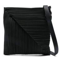 Pleats Please Issey Miyake Women's 'Small Diagonal Pleats' Shoulder Bag