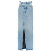 MM6 Maison Margiela 'Slit Denim' Maxirock für Damen