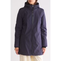 Calvin Klein 'Flextech Faux Shearling Lined Hooded Jacket' pour Femmes