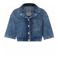 Moschino Women's 'Cropped' Denim Shirt