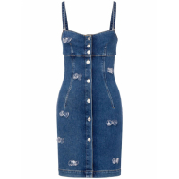 Moschino Women's 'Appliquéd Denim' Mini Dress